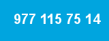 977 115 75 14 977 115 75 14